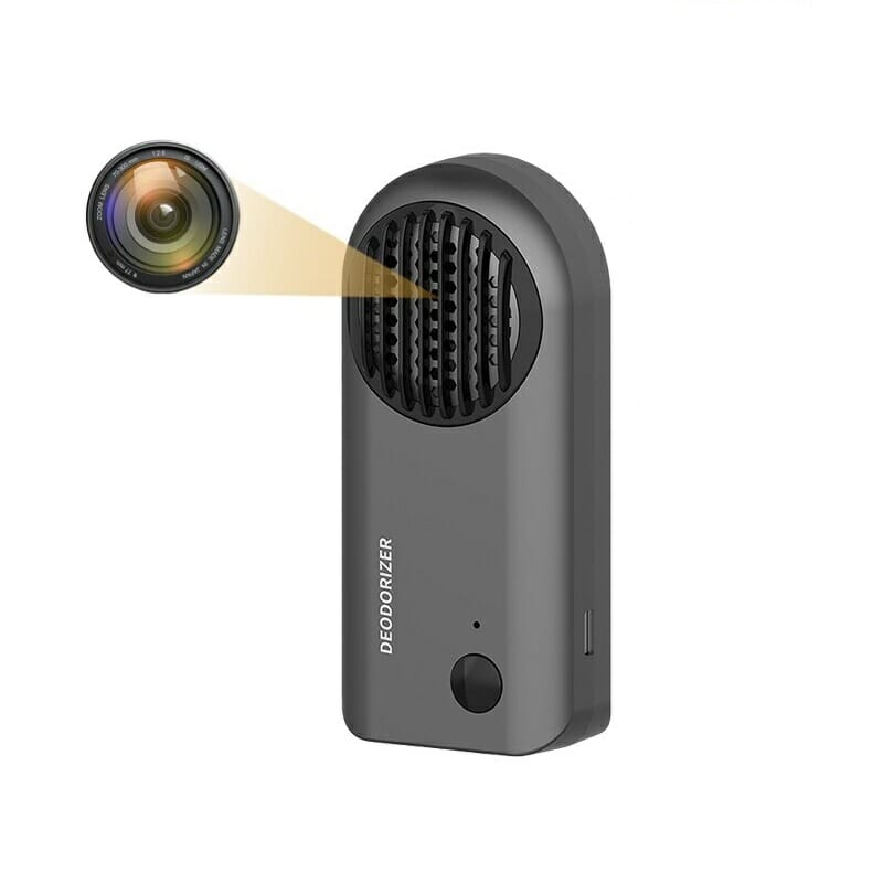 A discreet camera with a camera attached to it.