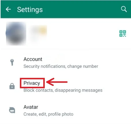 privacy settings, Whatsapp